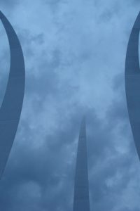 air force memorial clouds